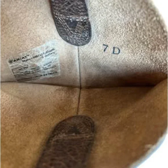 Ariat Rambler Brown Square Toe Cowboy Boots | Men’s 7D | Style 10002317 (35829) - Picture 3 of 6